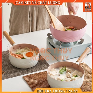 Chảo chống dính sâu lòng sử dụng bếp từ nhiều màu
