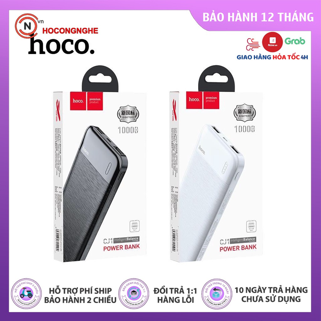 CHÍNH HÃNG PIN SẠC DỰ PHÒNG HOCO CJ1 Pin 10.000mAh dung lượng {BẢO HÀNH ĐỔI MỚI}