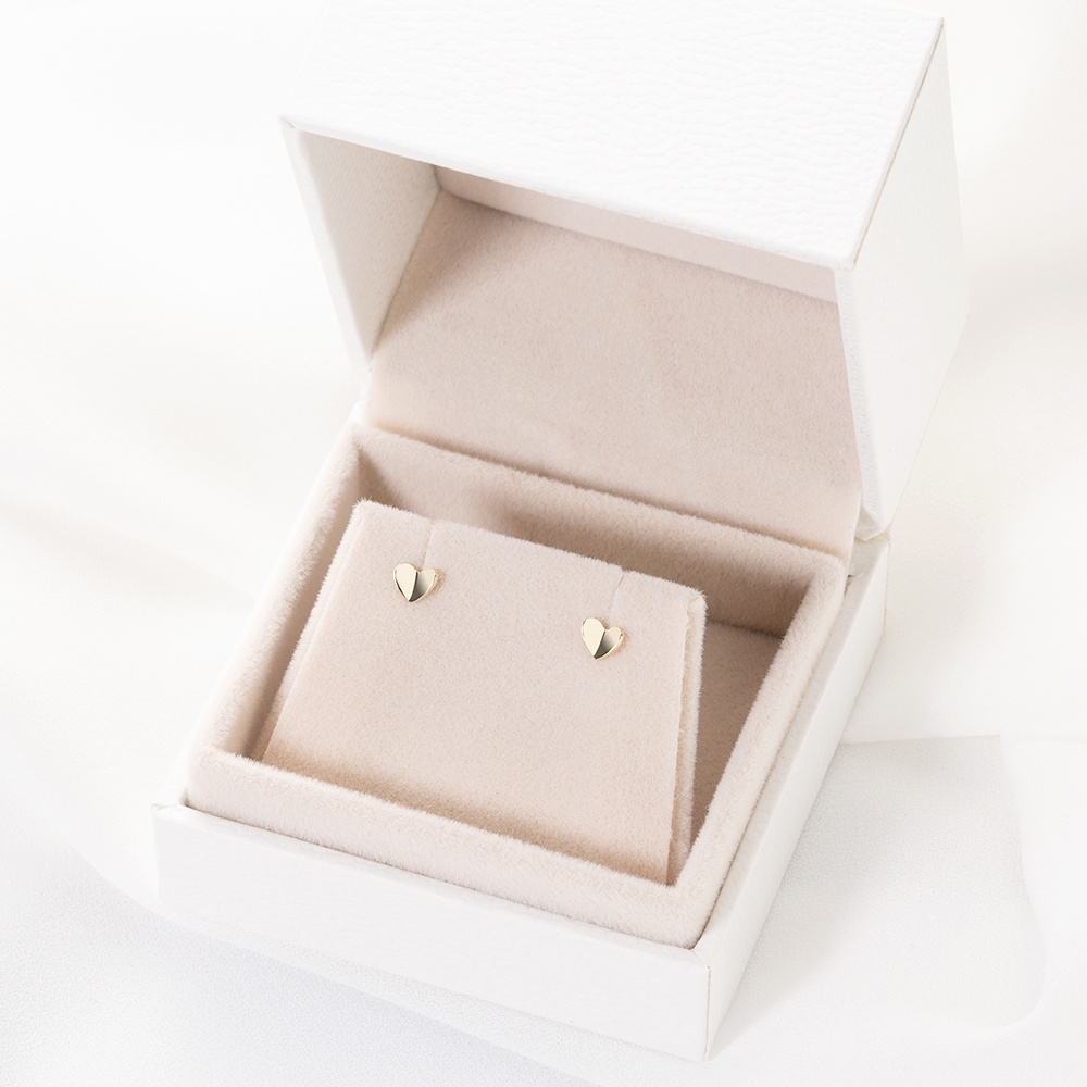 Bông Tai Nữ Vàng 14K BTAM44 Huy Thanh Jewelry Được Thiết Kế Đơn Giản Theo Phong Cá