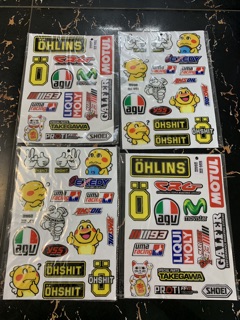 Tem dán xe sticker dễ thương