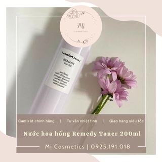 [CHÍNH HÃNG] Toner cân bằng và làm dịu da nhạy cảm, dễ mẩn đỏ Remedy Toner Comfort Zone 200ml