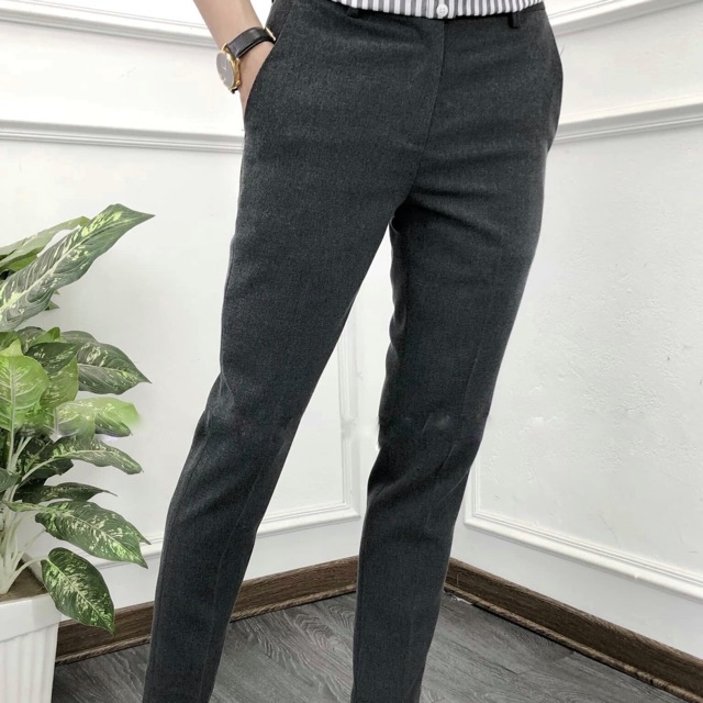 Quần âu màu lông chuột hàng cao cấp