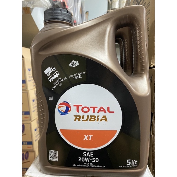 Dầu Nhớt Động Cơ Total rubia XT 20w50 5Lít