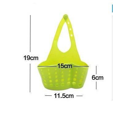 Giỏ nhựa nhỏ dẻo treo bồn rửa bát