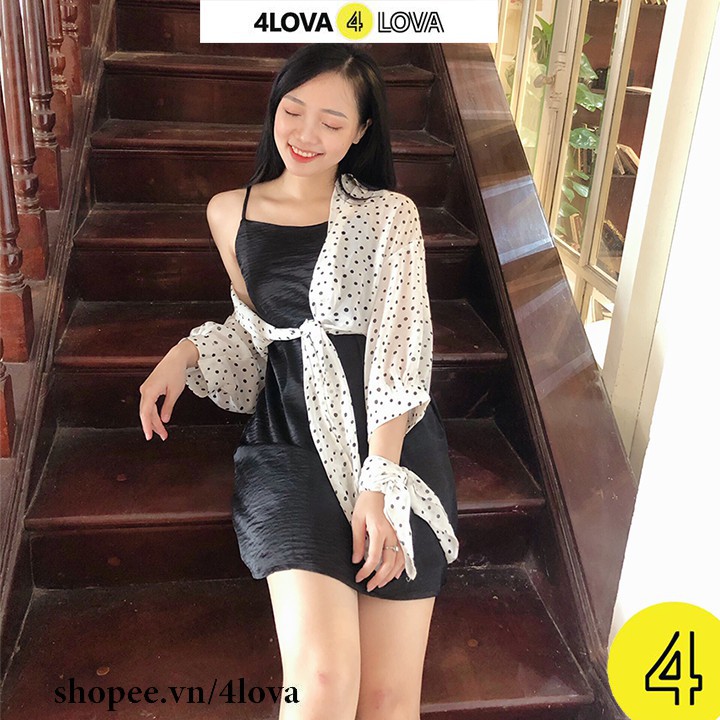 Áo khoác cardigan nữ lửng mỏng 4LOVA kiểu dáng thời trang freesize | WebRaoVat - webraovat.net.vn