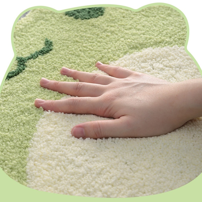 Thảm Chùi Chân Siêu Thấm Nước Cao Cấp Hình Ếch / Gấu Dễ Thương