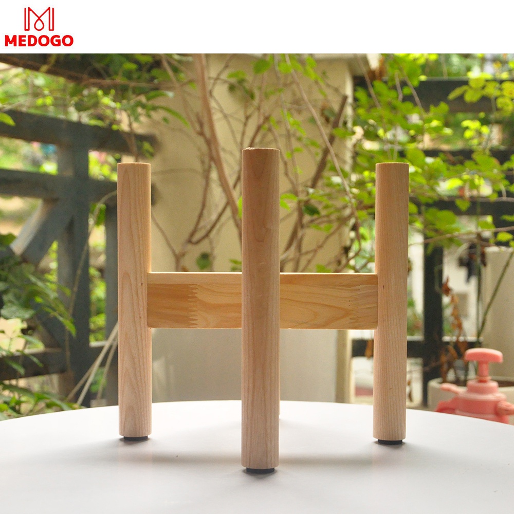 ĐÔN GỖ TRÒN ĐỠ CÂY CẢNH TRANG TRÍ NHÀ CỬA, ĐÔN GỖ ĐỂ CHẬU HOA BẰNG GỖ THÔNG ĐẸP-04