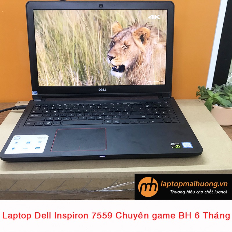 Laptop chơi game Dell Inspiron 7559 i5 core i5 6300HQ/ GTX 960M/ 4Gb/ 128Gb+ HDD 500Gb/ Full HD