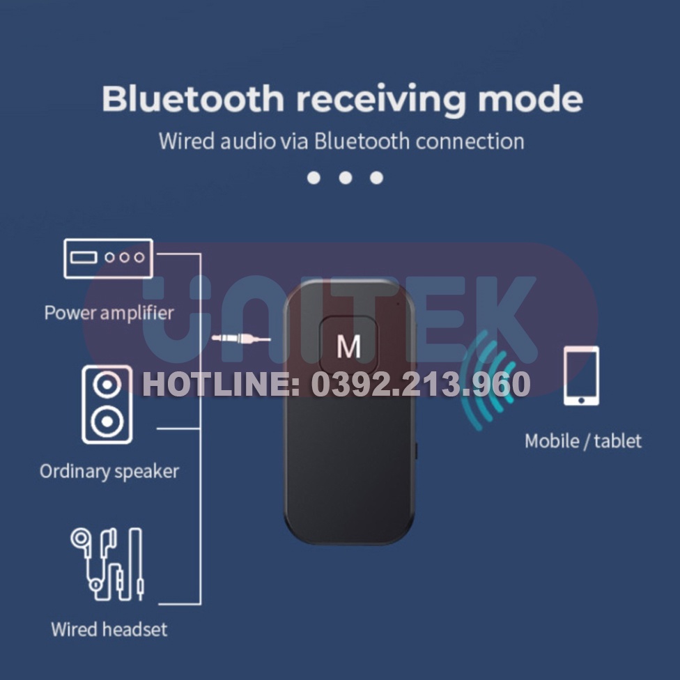 Bộ Thu Và Phát Âm Thanh Bluetooth 5.1 2 IN 1 Cho Xe Hơi BT03