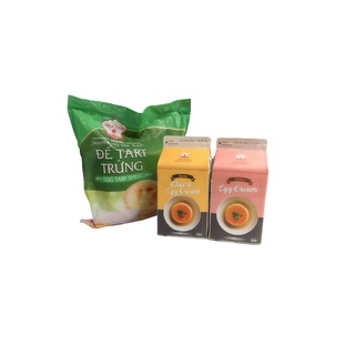 Combo Kem Trứng Vani – Phô Mai - tart trứng