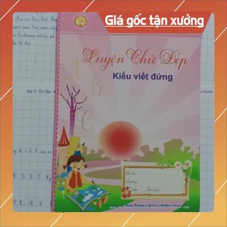 *HOT* Vở Luyện chữ đẹp kiểu đứng
