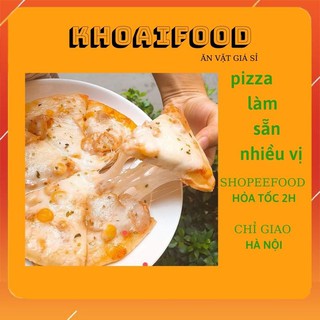 PIZZA LÀM SẴN MINI NHIỀU PHÔ MAI VỊ 5 VỊ SIZE 16CM