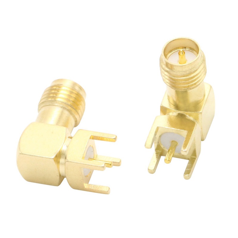 Đầu Nối SMA Cái Góc Phải 90 Độ 90 Độ SMA-F-Wwe PCB