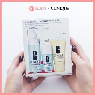 Bộ Sản Phẩm 3 Món Clinique Acne Solutions Clinical Clearing Kit