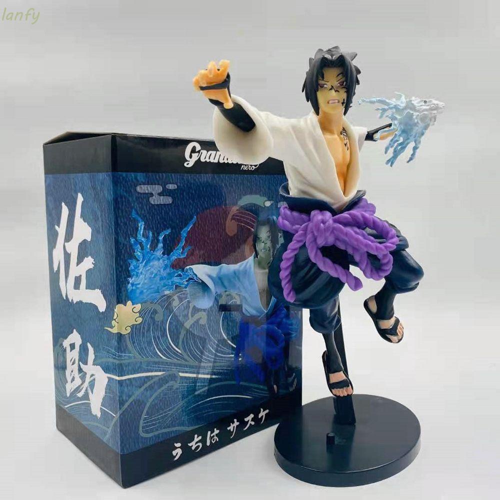 Đồ Chơi Mô Hình Nhân Vật Uchiha Sasuke Trong Naruto Bằng PVC 24cm Làm Quà Tặng Cho Trẻ Em