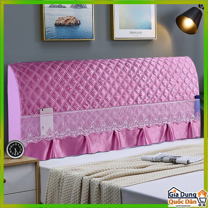 Ga phủ đầu giường co giãn kích thước dài 1m8.1m5