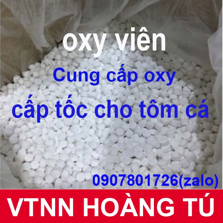Oxi dạng viên - sủi cấp tốc cho hồ cá