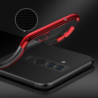 For Huawei Mate 20 Lite Ring Stand Soft Plating Clear Cover