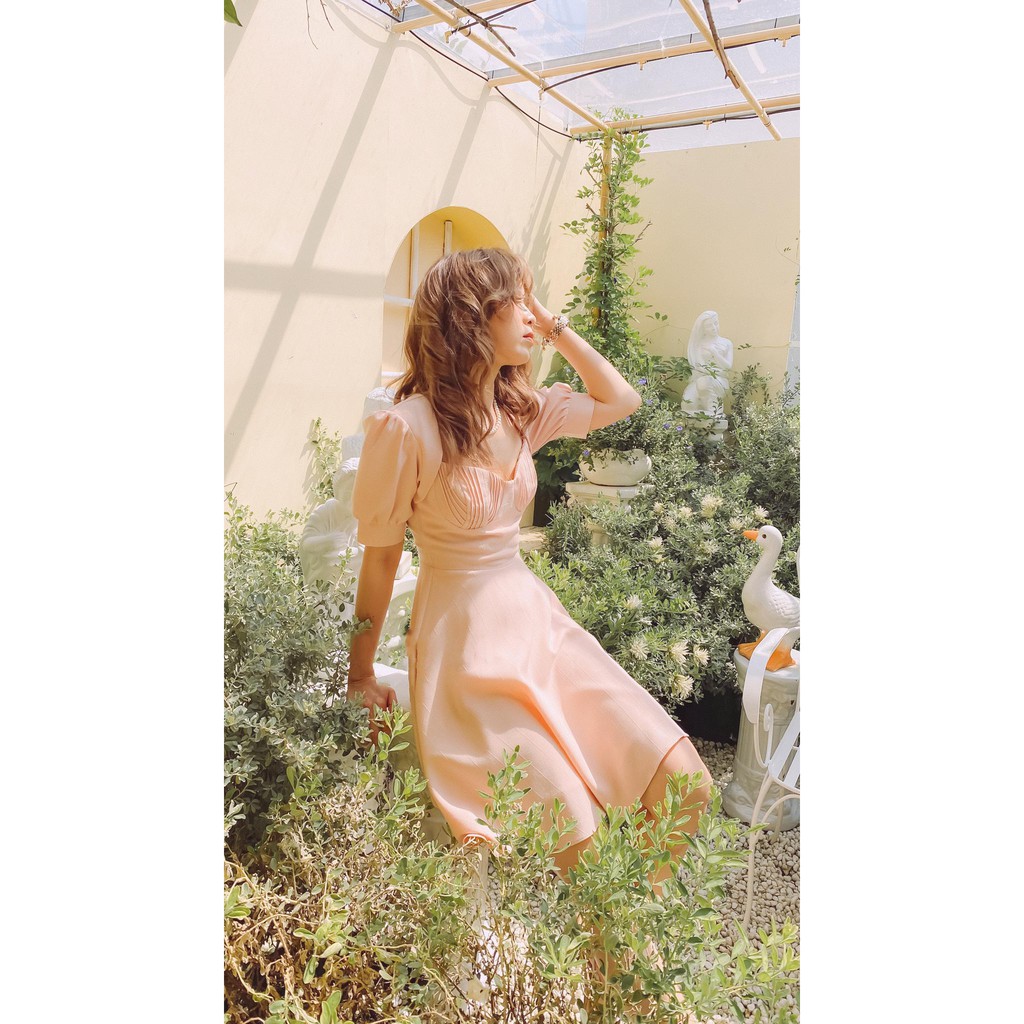 Đầm thiết kế hồng pastel Bree Dress Gem Clothing SP006144