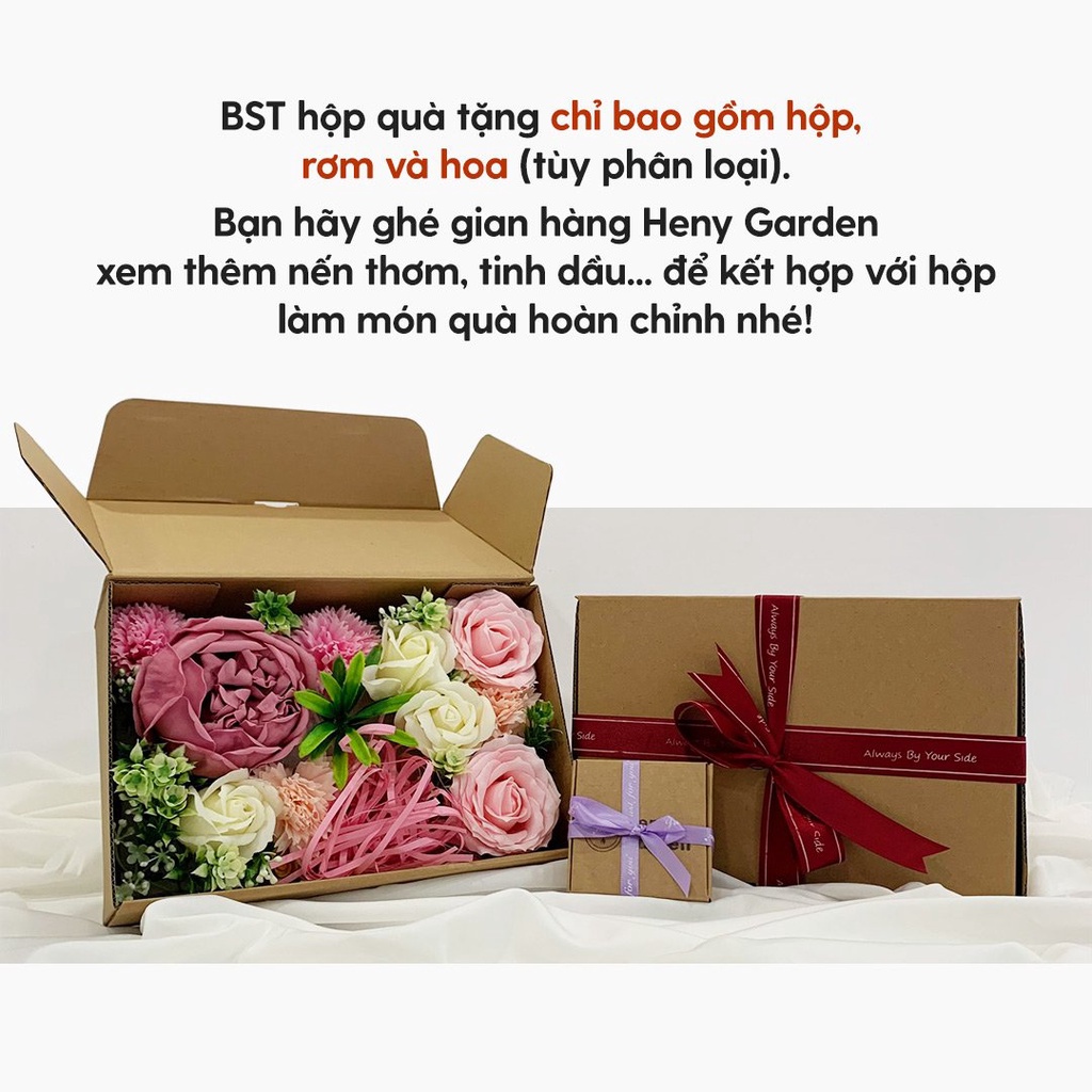 Hộp Quà Tặng Ready-To-Go Phù Hợp Để Gói Nến Thơm, Tinh Dầu Heny Garden Cho Ngày Đặc Biệt