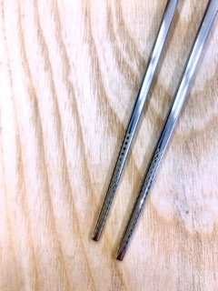 Đũa INOX 304 (Vỉ 5 đôi) - Bạc