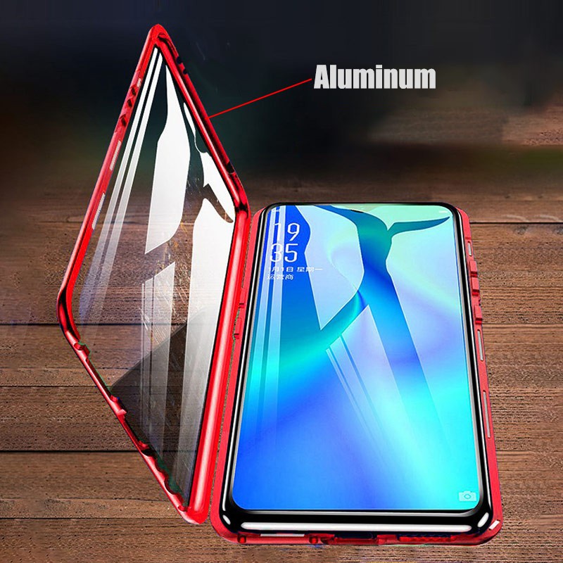ỐP LƯNG KÍNH 9H LIKGUS Samsung A10 A30 A50 A30S A70 A80 A7 A8 A9 M30S 2018 360 ĐỘ HÍT NAM CHÂM MAGNETIC ADSORPTION CASE | BigBuy360 - bigbuy360.vn