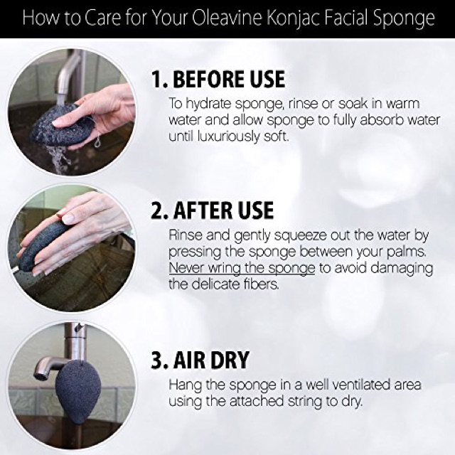 Bọt biển rửa mặt Konjac Sponge | BigBuy360 - bigbuy360.vn