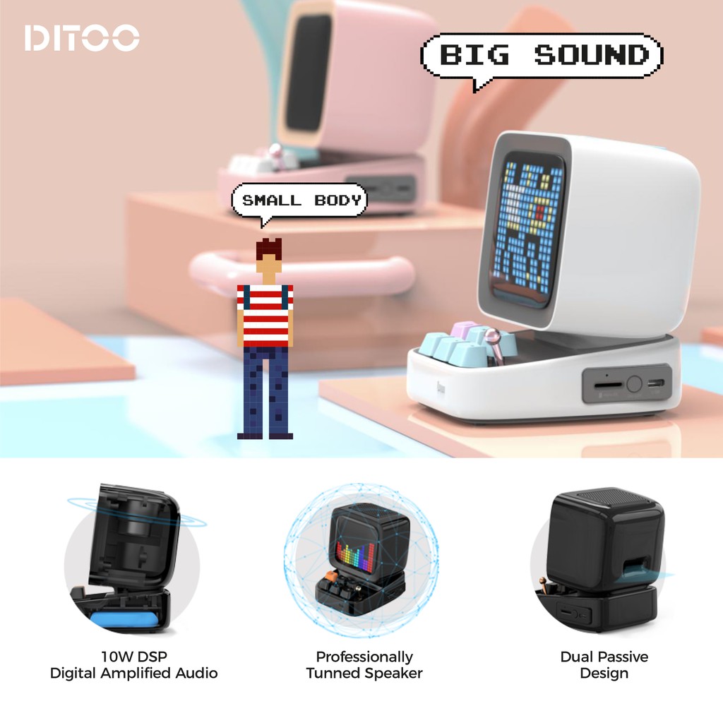 Loa Bluetooth Divoom DiToo 10W