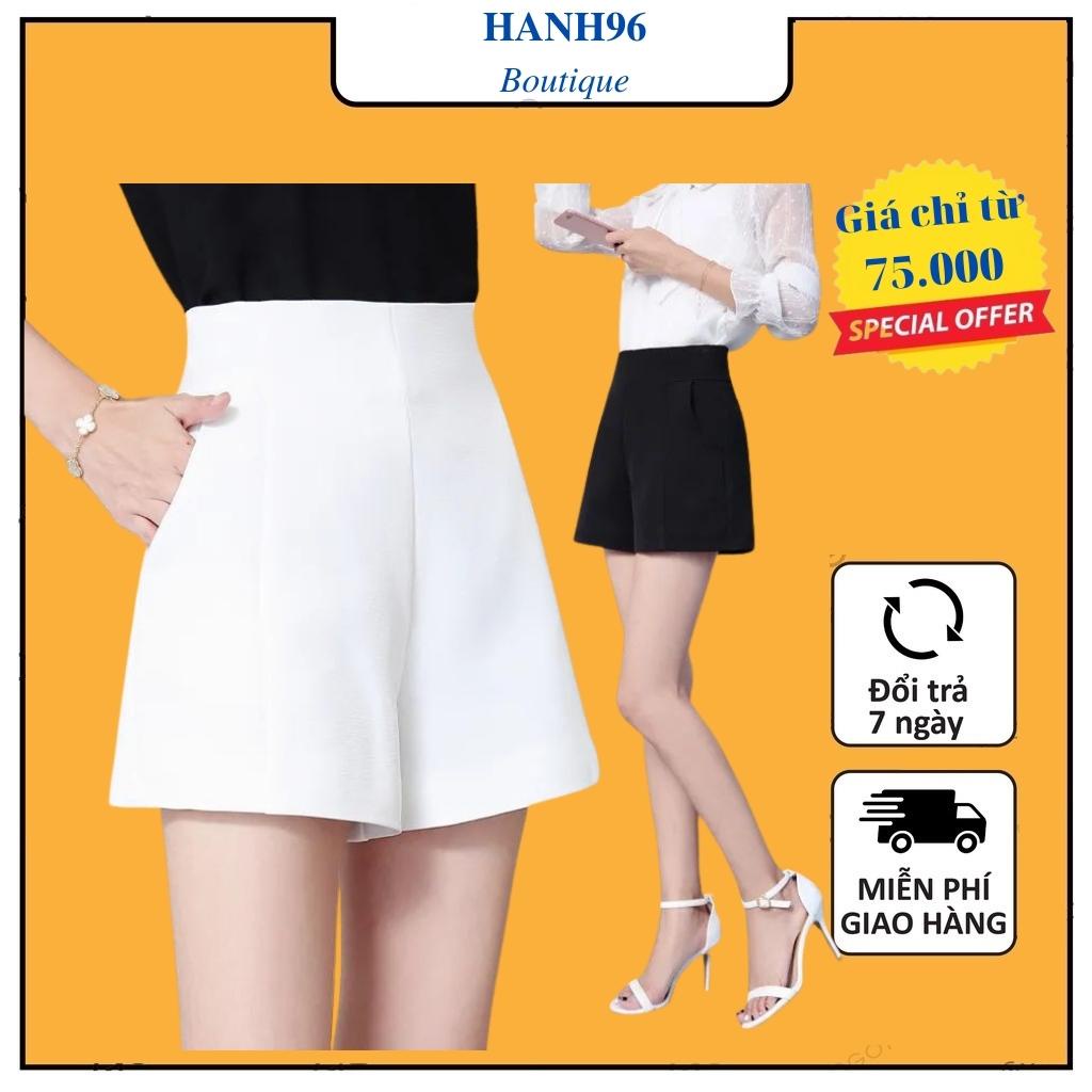 QUẦN SHORT nữ cạp cao chữ T chất tuyết mưa HẠNH 96 HN022