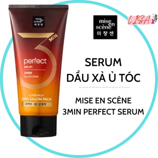 Serum Dầu Xả Ủ Tóc Mise En Scene Perfect Serum 3MIN Salon Mask Pack