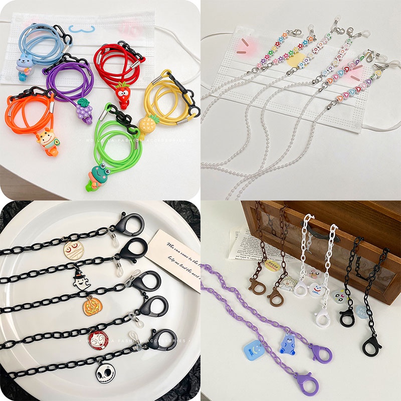 Dây Đeo Mắt Kính Kiểu Hoạt Hình Dễ Thương Cho Bé Gái