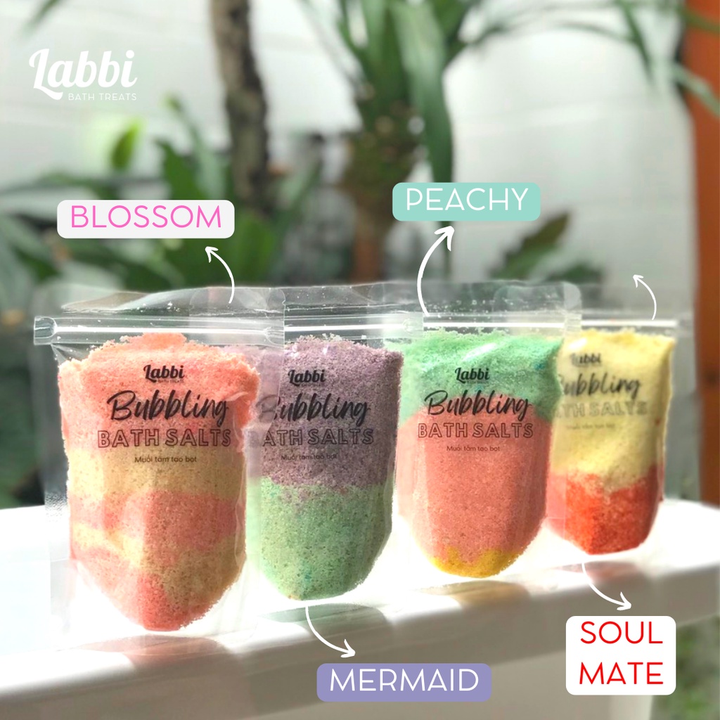 TỔNG HỢP [Labbi] Tạo bọt bồn tắm / Muối tắm tạo bọt / Bubble Salts