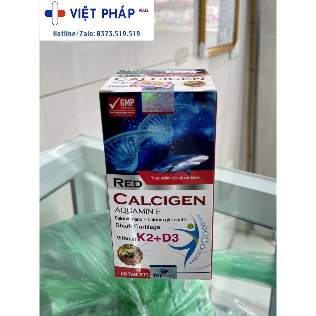 Viên uống RED CALCIGEN có SỤN VI CÁ MẬP