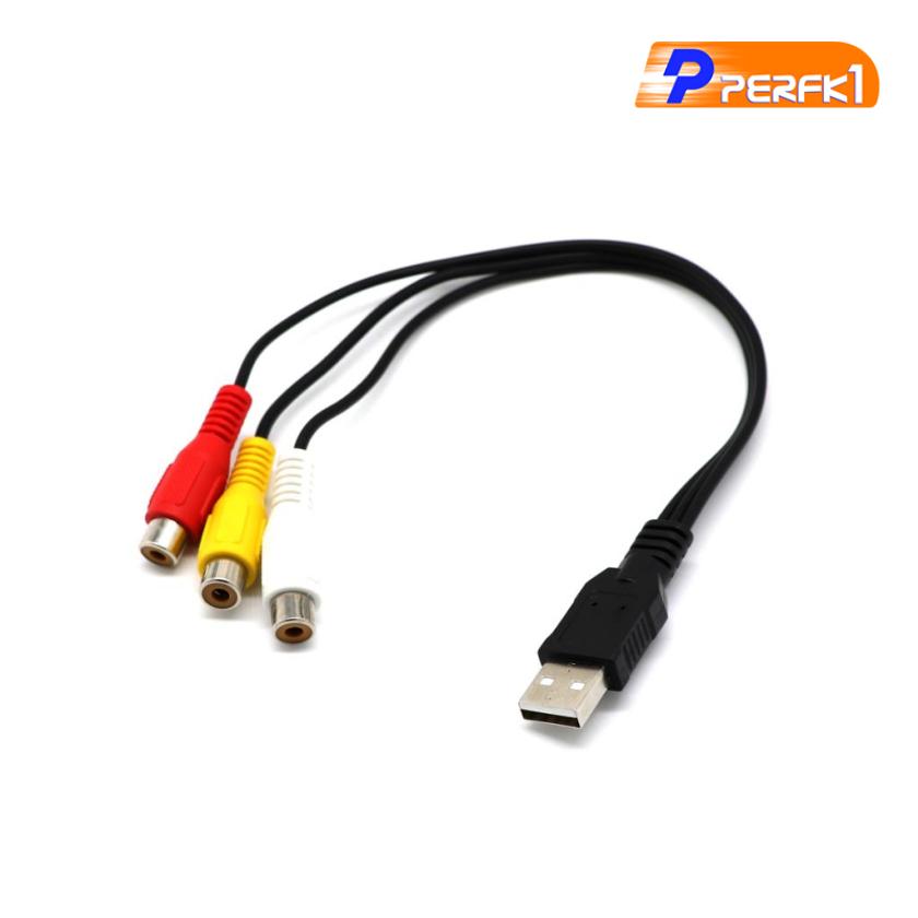 Cáp Chuyển Đổi Từ Cổng Usb Sang 3rca Cho Hdtv Tv Máy Tính