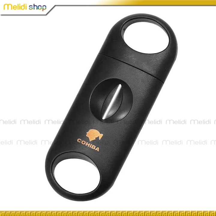 COHIBA V5 - Dao Cắt Xi Ga, Lưỡi V, Phụ Kiện Cigar Cutter