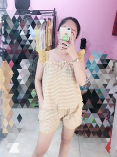 Bộ ngủ thô cánh tiên