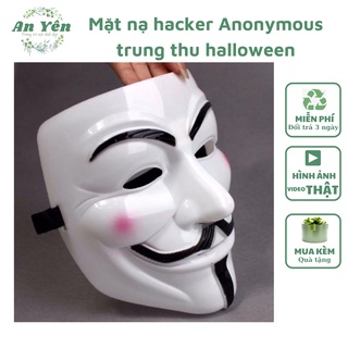 Mặt nạ hacker Anonymous trung thu halloween hóa trang