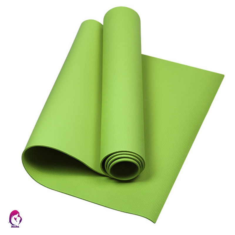 【Hàng mới về】 Yoga Mat Durable 4mm Thickness Non-Slip EVA Fitness Pad High Density Exercise Pad for Exercise Gym Pilates