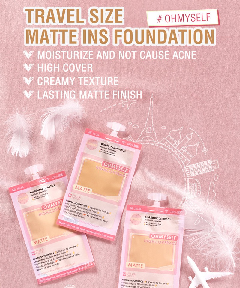 (Hàng Mới Về) Kem Nền Dạng Lỏng Lâu Trôi Che Phủ Quầng Thâm Và Mụn Hiệu Quả | BigBuy360 - bigbuy360.vn