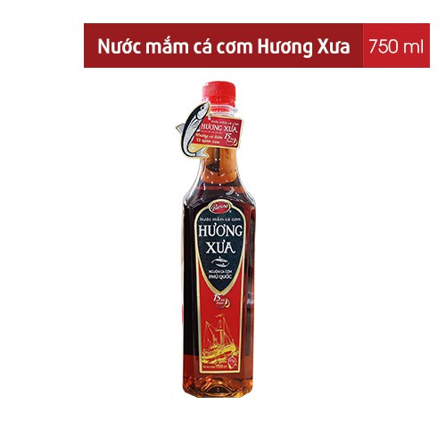 Nước Mắm Cá Cơm Phú Quốc Hương Xưa Barona 750ml 15 độ đạm (TẶNG HỘP XUÂN)