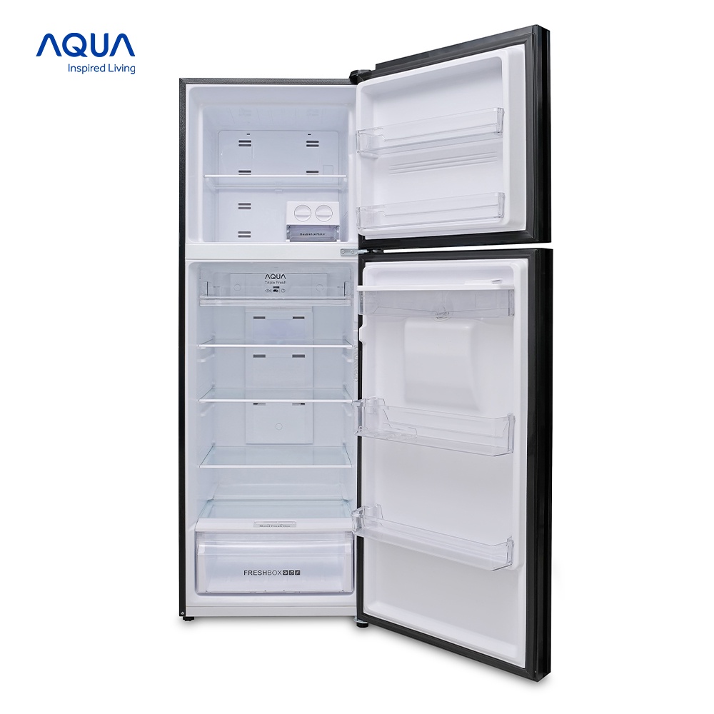 Freeship Toàn Quốc - Tủ lạnh ngăn đông trên Aqua 347 Lít AQR-T389FA