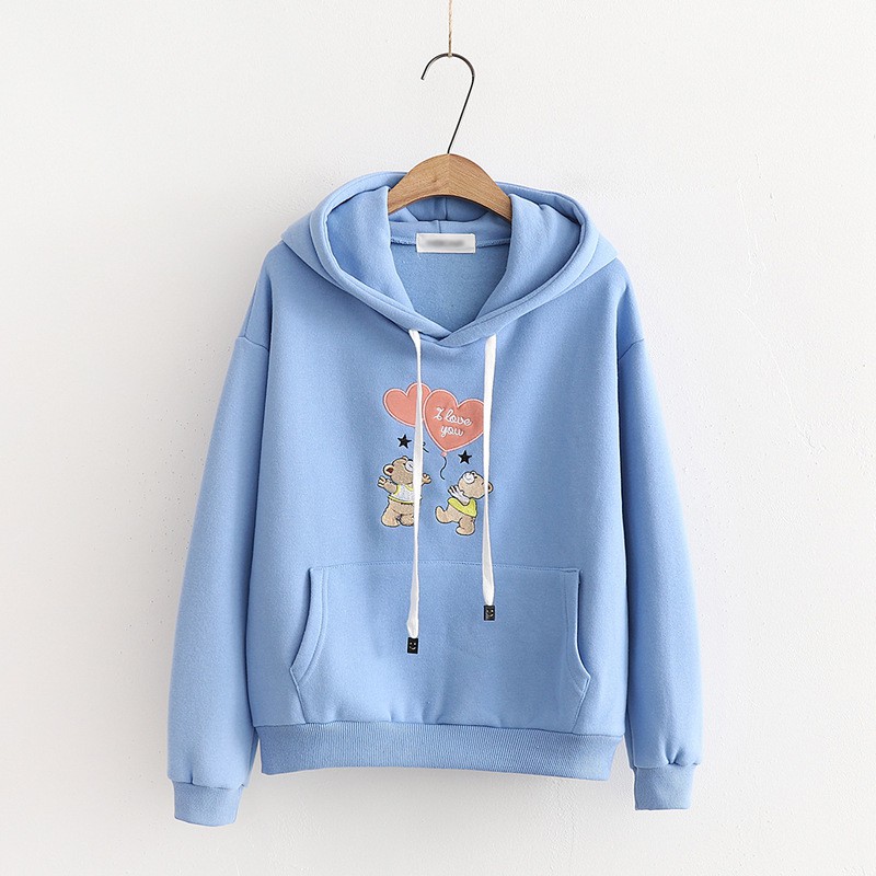 Áo khoác Hoodie Gấu con ❤️ CUTE (đủ màu)
