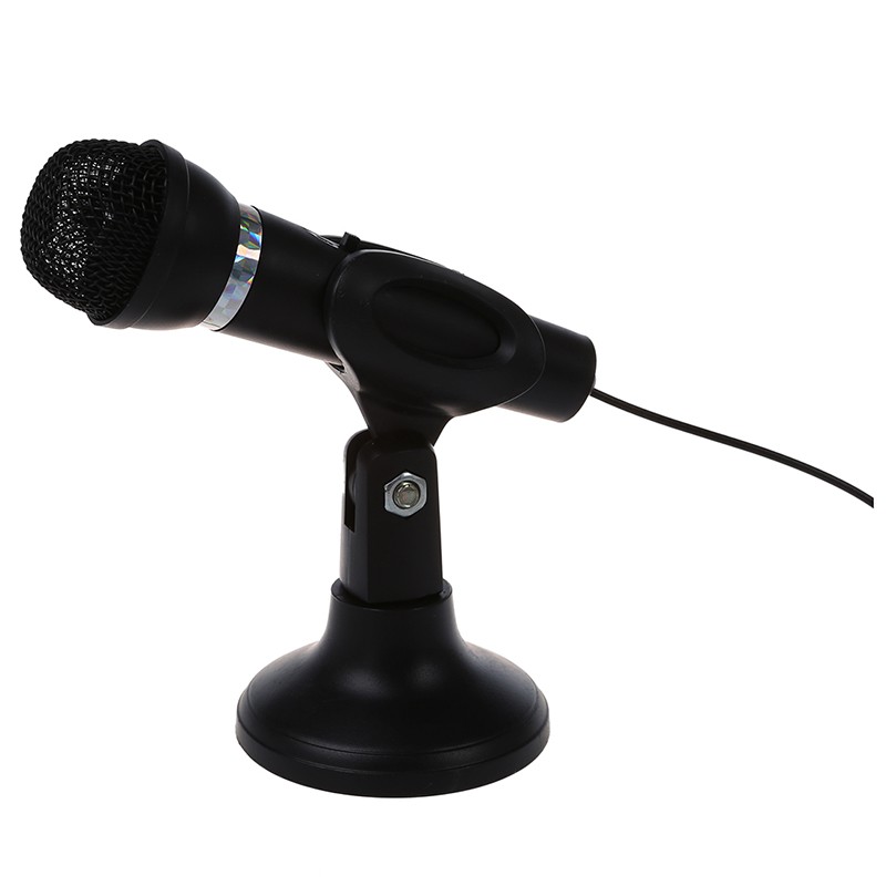 Microphone 3.5mm có giá đỡ chuyên dụng cho Pc / Laptop