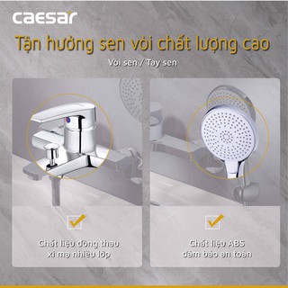 Sen Tắm Nóng Lạnh S393C - CAESAR (Hàng Chính Hãng)