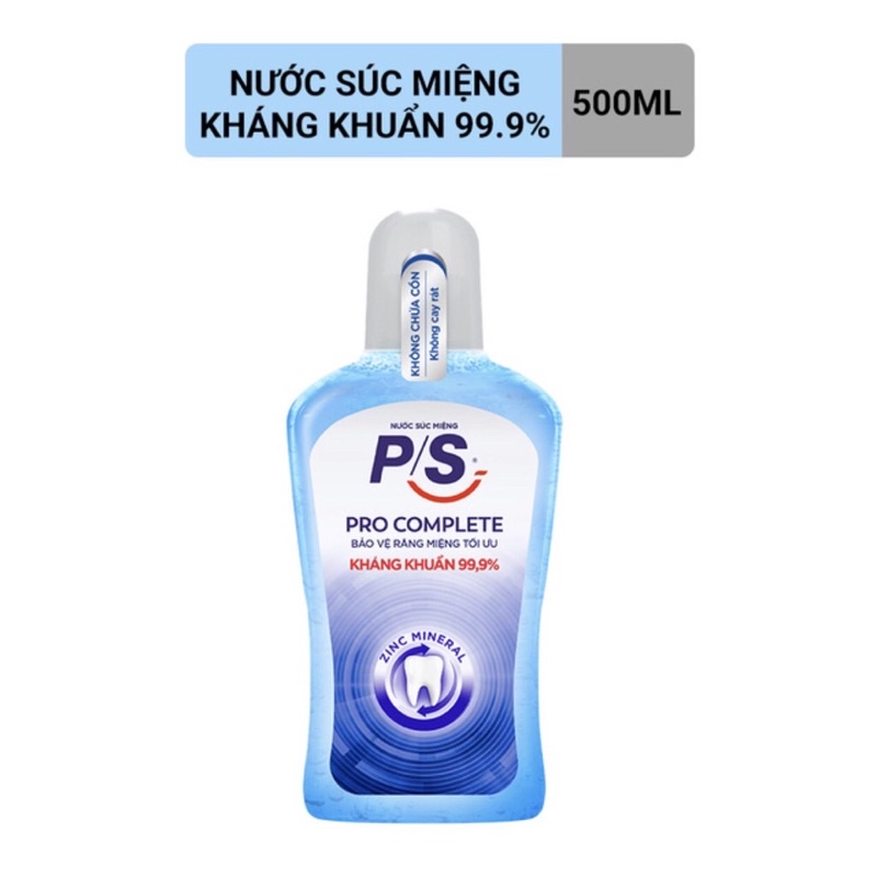 Nước Súc Miệng P/S Expert Protection Pro Complete 500ml