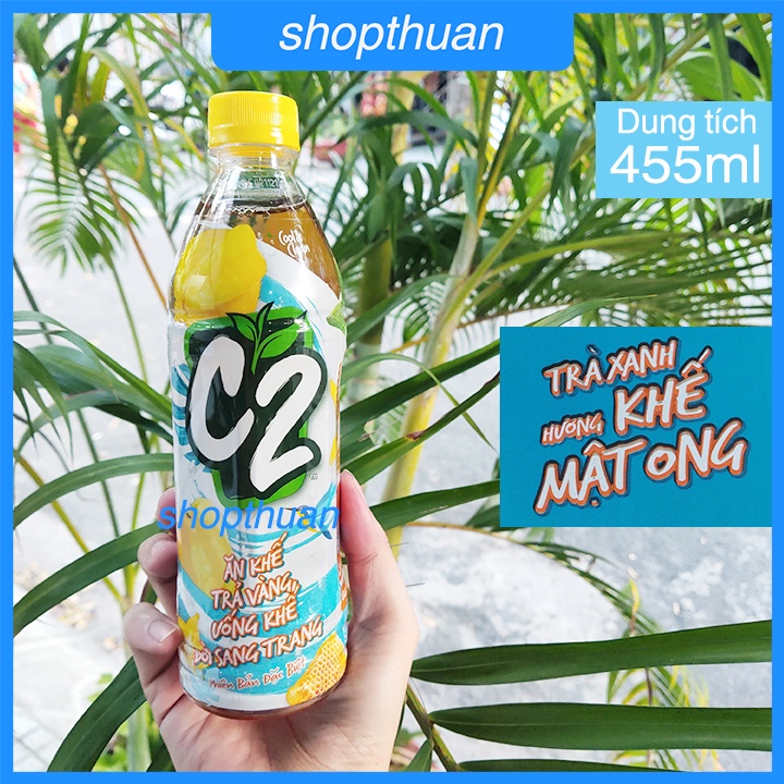 Trà C2 hương khế mật ong chai 455ml - HSD : 2/11/22