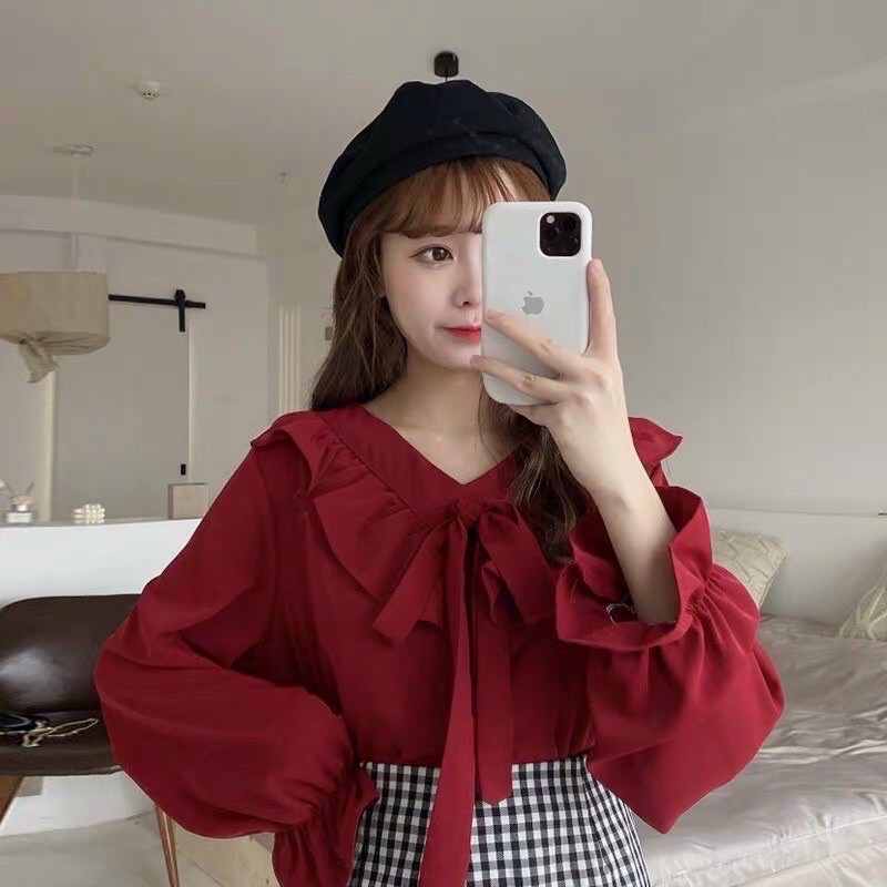 ÁO CÔNG CHÚA ĐỎ TẾT ÁO TIỂU THƯ M27 | BigBuy360 - bigbuy360.vn