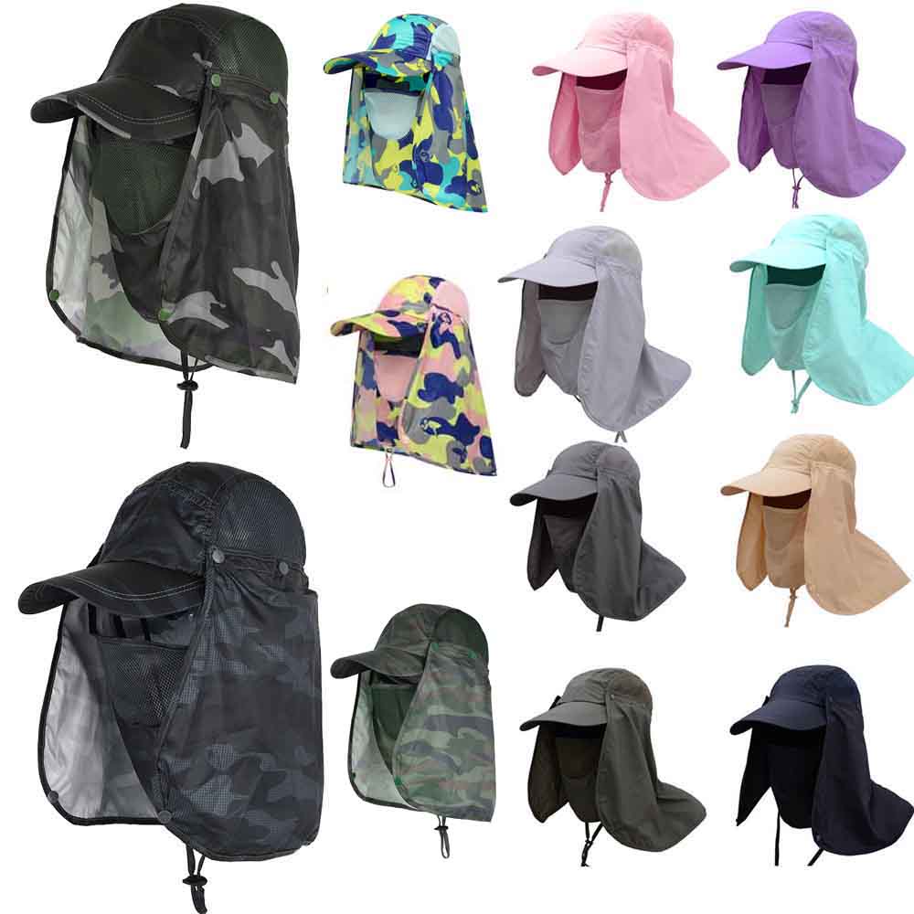 Cao Cấp 360°Mũ Câu Cá Chống Nắng Tia UV Bảo Vệ Tai Và Cổ