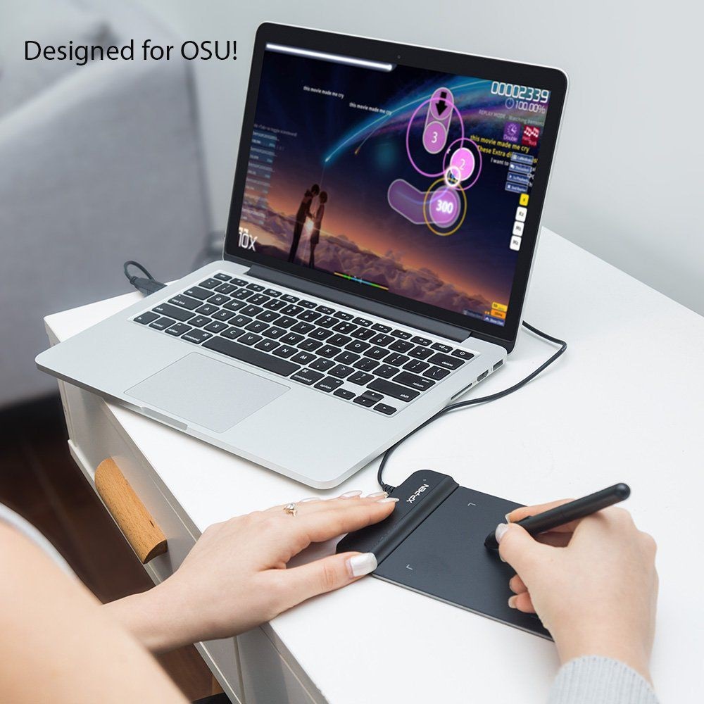 Bảng vẽ đồ họa XP Pen STAR G430S kèm bút vẽ không cần pin lực nhấn 8192