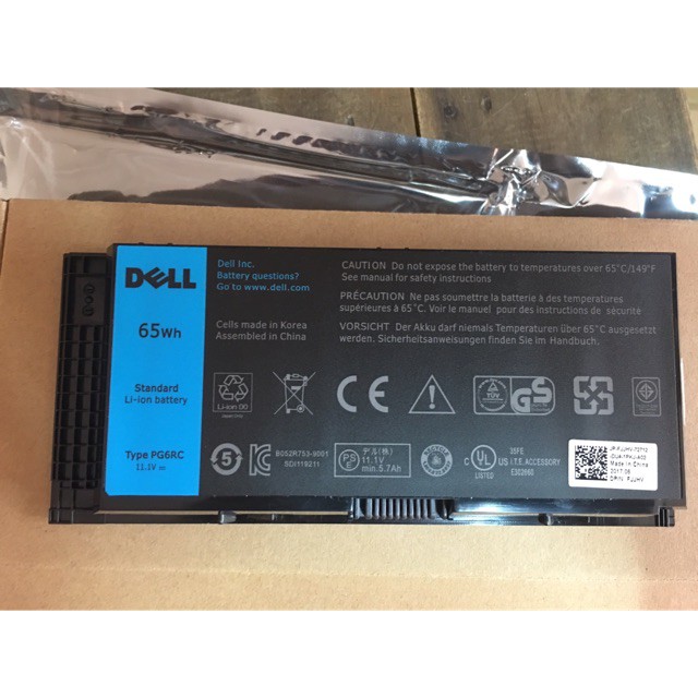 PIN LAPTOP [Hàng ZIN] Dell Precision M4600 M4800 M4700 M6600 M6800 BH 6 THÁNG ĐỔI MỚI-ẤN THEO DÕI SHOP GIẢM NGAY 10K